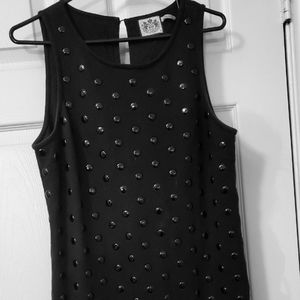 Juicy Couture M black beaded dress